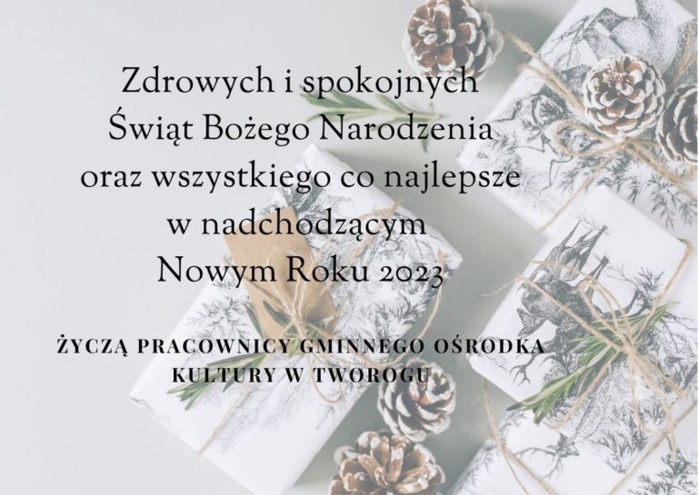 Życzenia Świąteczne z okazji Świąt Bożego Narodzenia