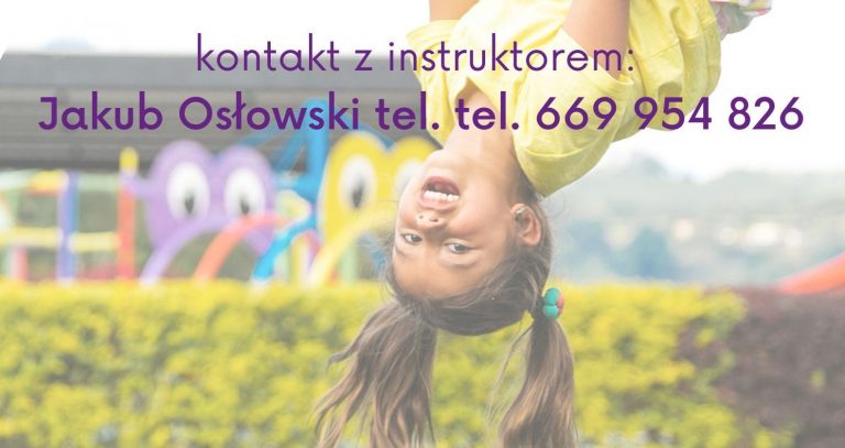 grafika promująca zajęcia sportowo-rekreacyjne w goku w tworogu