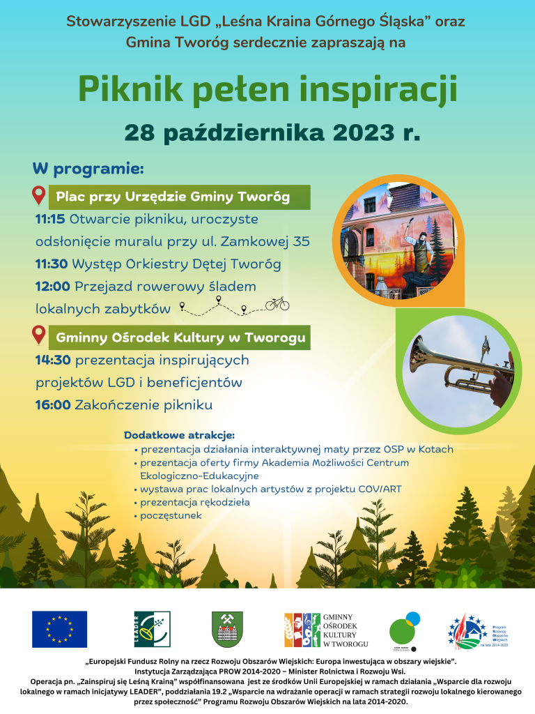 Plakat Piknik Pełen inspiracji