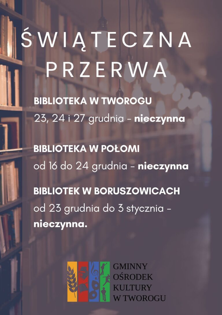 grafika świąteczna przerwa