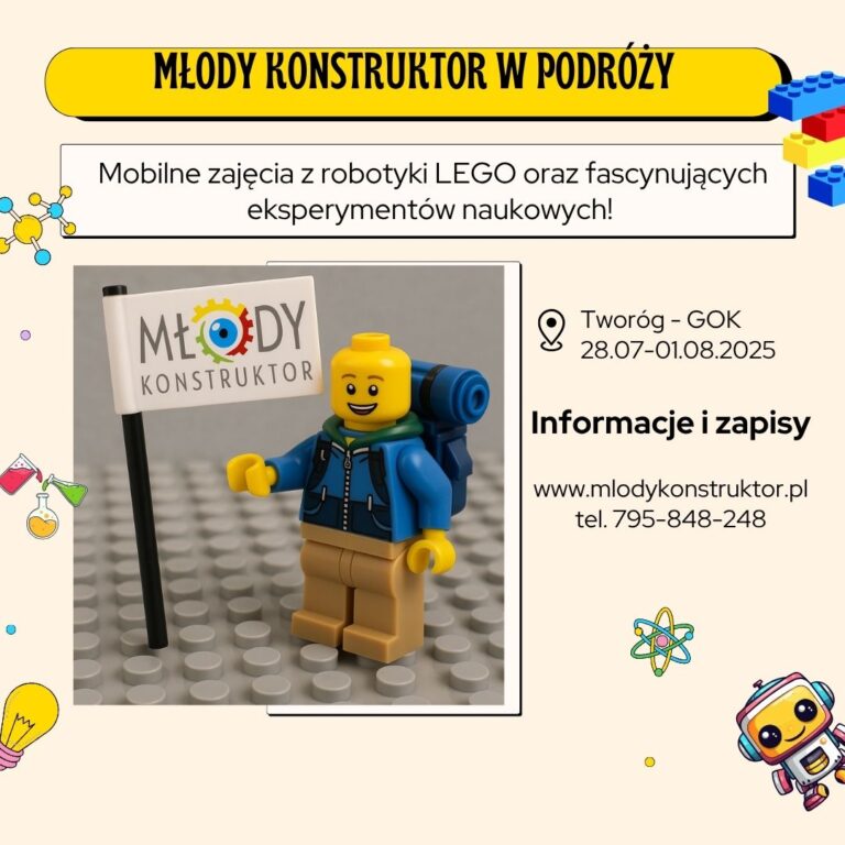 Ludzik z lego na obrazku, tekst alternatywny poniżej