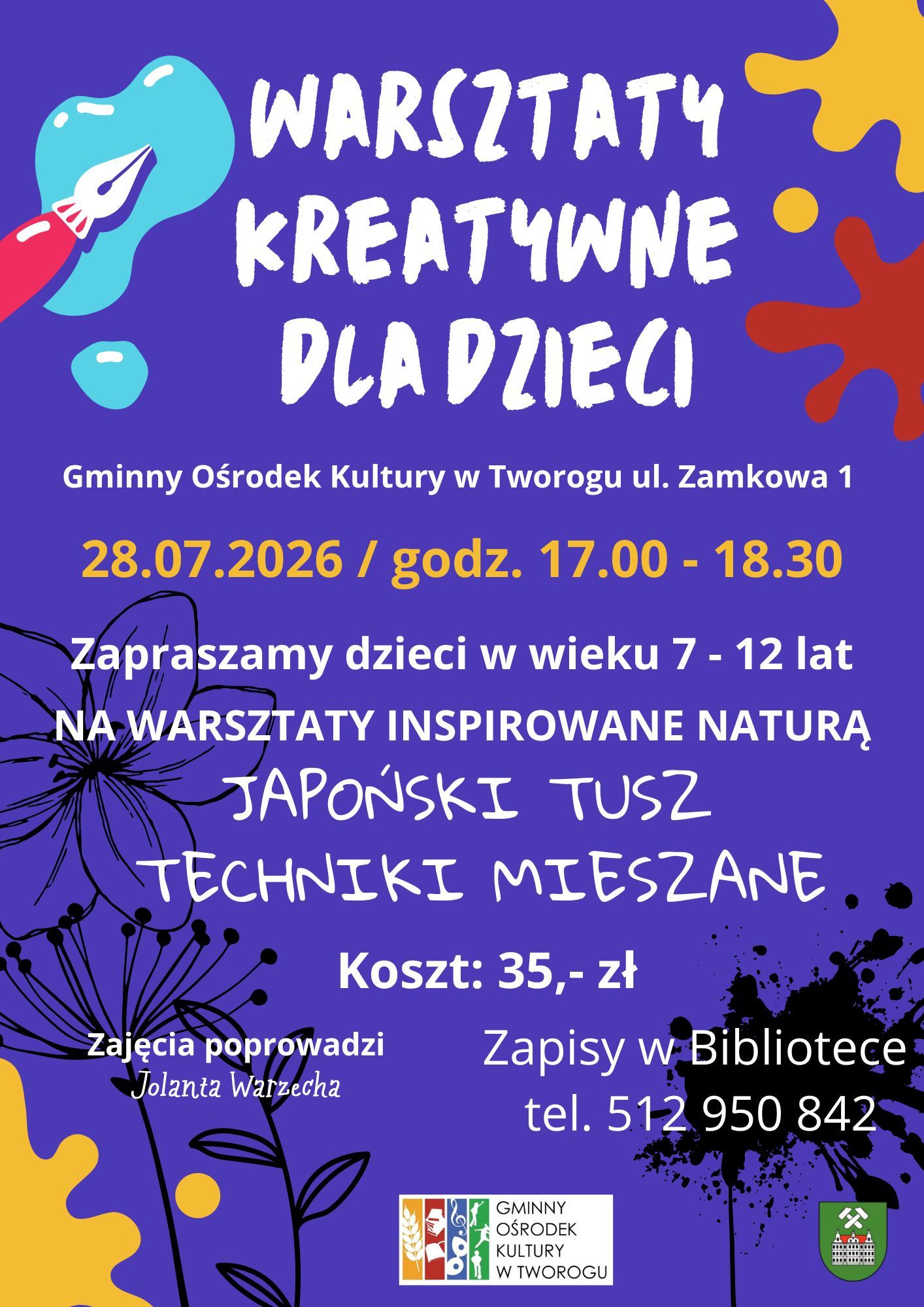 WARSZTATY KREATYWNE DLA DZIECI